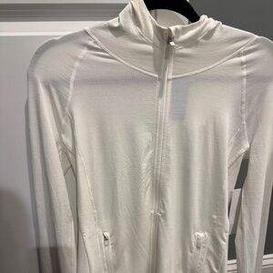 Athleta White zip up